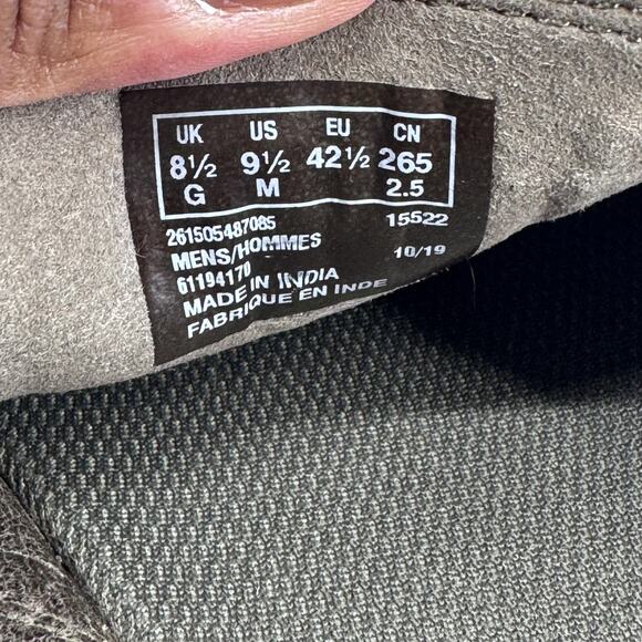Clarks Forge‎ Free Mens Olive Green Suede Slip On Loafers 9.5M Casual Shoes main image 6